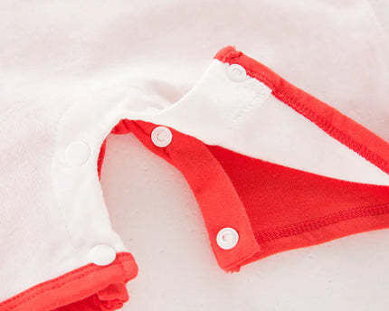 Babykläder för julen snögubbe