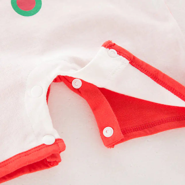 Babykläder för julen snögubbe