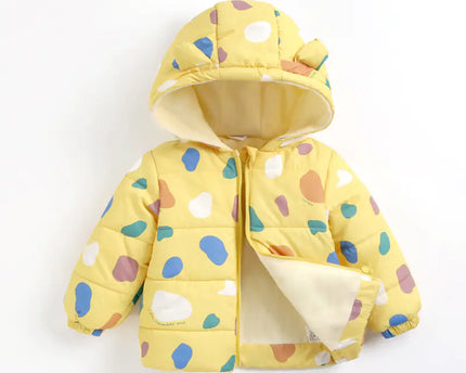 Dunvadderad jacka för bebisar och barn