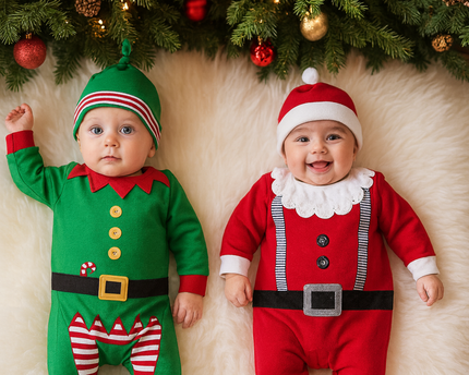 Julkläder barn tomte och nisse