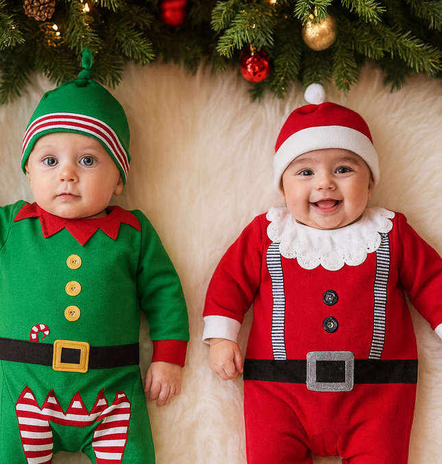 Julkläder barn tomte och nisse