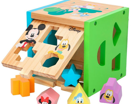 Barnpussel i trä Disney 14 Delar 15 x 15 x 15 cm (6 antal)