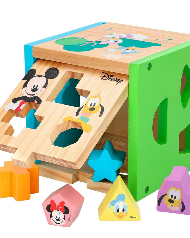 Barnpussel i trä Disney 14 Delar 15 x 15 x 15 cm (6 antal)