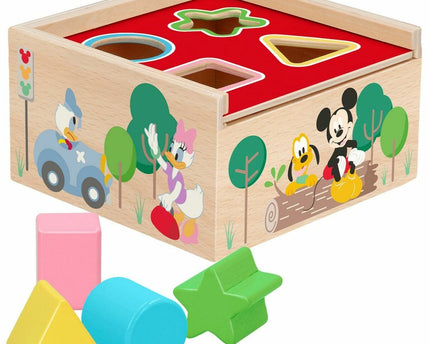 Barnpussel i trä Disney 5 Delar 13,5 x 7,5 x 13 cm (6 antal)